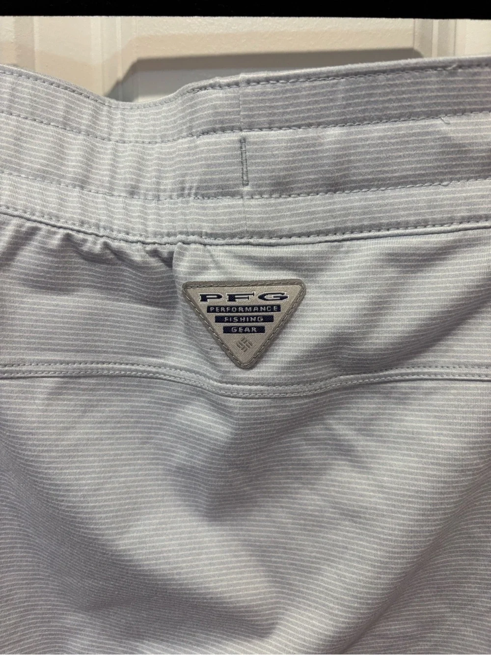 Columbia PFG Omni-Wick Light Blue Space Dye Skort Size Large
